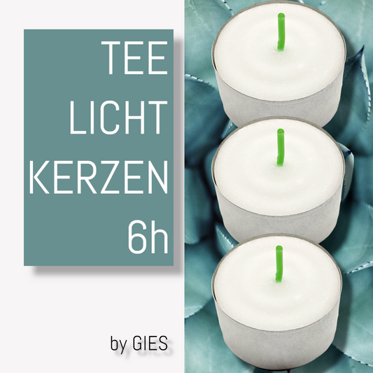Teelichtkerzen 6h - by GIES -